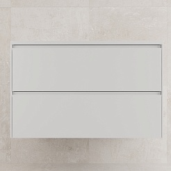 Style Line Тумба под раковину Лима 90 Plus подвесная эмаль белая матовая – фотография-4